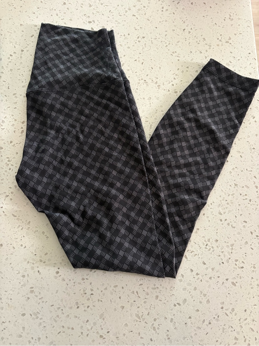 lululemon Align™ High-Rise Pant 25" *Jacquard Square Heart Jacquard Coal Black